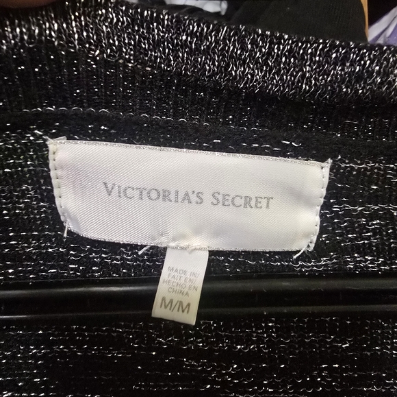 Victoria's Secret Black and Gray Knit Cardigan - Picture 3 of 3